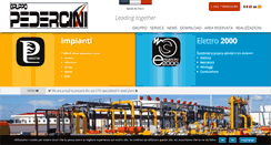 Desktop Screenshot of gruppopedercini.com